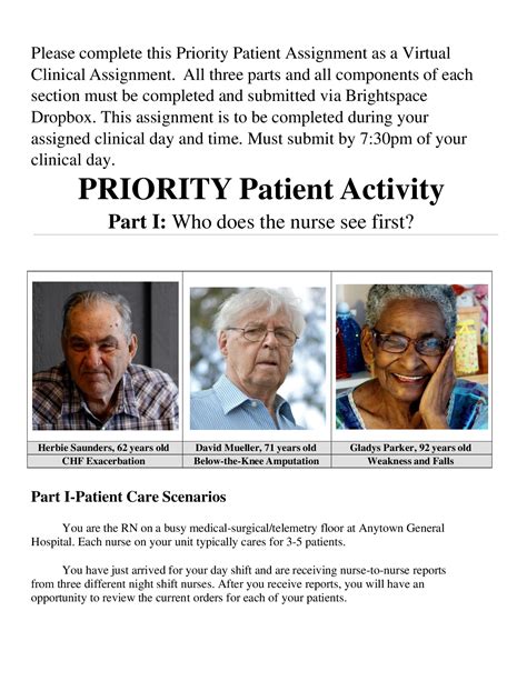 2021 Clinical Reasoning Case Study Priority Patient Activity Browsegrades