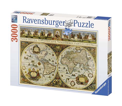 Ravensburger World Map 1665 3000 Piece