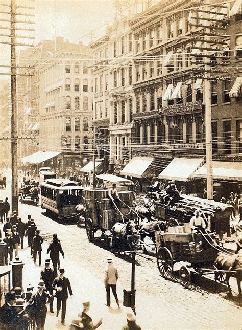 Broadway And Cortland Street Ca 1880 Via Nypl Nyc History Vintage