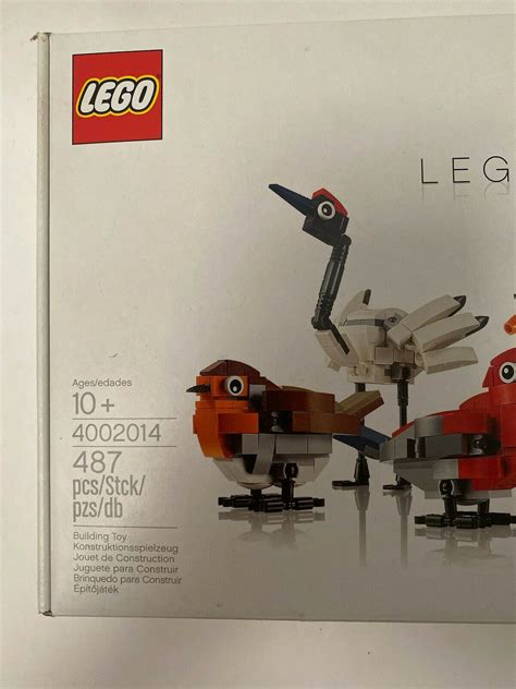New Lego 4002014 Hub Birds Bird Rare Exlusive 2014 Misb Employee T