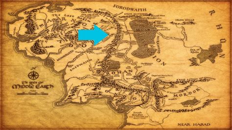 Map Of Middle Earth The Fairytale Traveler
