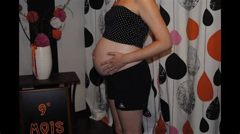 Time Lapse Pregnant To Baby In 108 Seconds Grossesse Agathe 1080p HD
