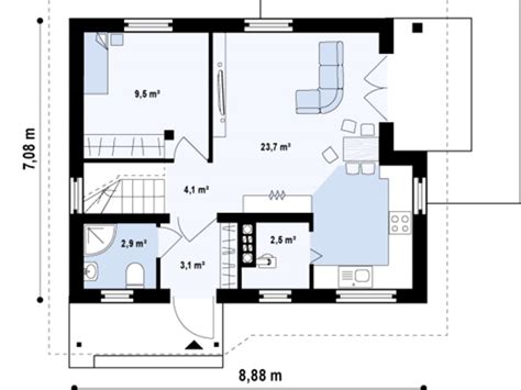 What it entails is the interior designer simply measures the client's space to determine the square meter (or square footage) to be designed. Attic Houses Under 100 Square Meters - Houz Buzz