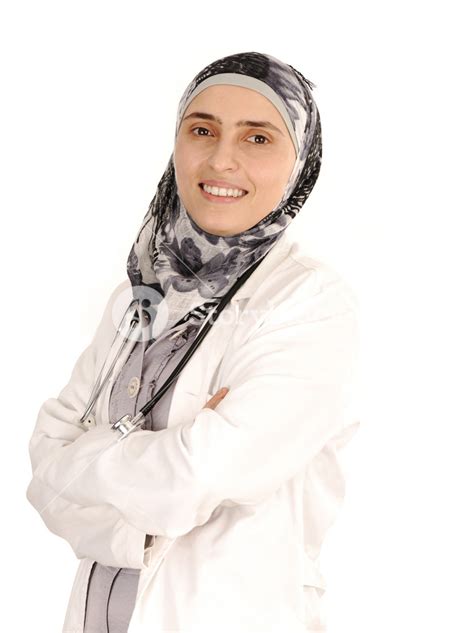 muslim arabic female doctor royalty free stock image storyblocks