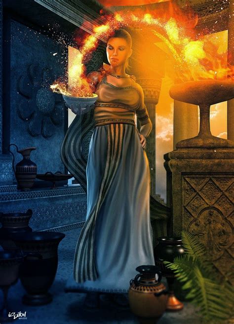 Hestia Greek Gods Goddess Of The Hearth Mythology