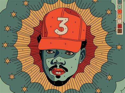 10x16 Chance Rapper Album Art Design Album Cover Art Chance The