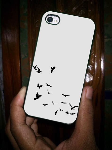 Birds In Flight White Custom Case For Iphone Iphone Cases Case