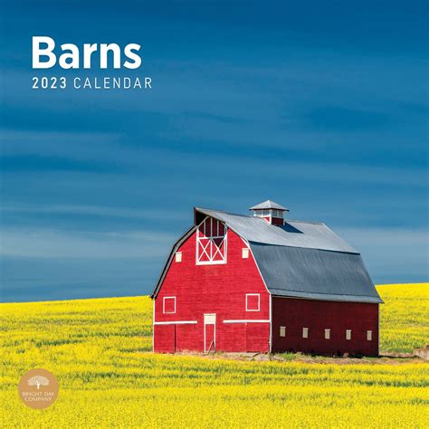 2023 Barns Wall Calendar By Bright Day 12 X 12 Inch Country Side Farms