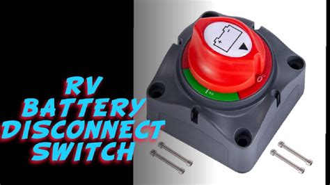 RV Battery Disconnect Switch Install YouTube