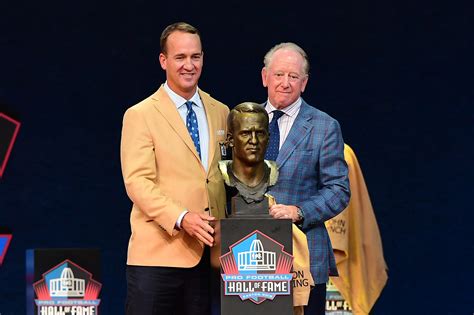 Tom Brady On Hand As Peyton Manning Inducted Into Hall Of Fame The
