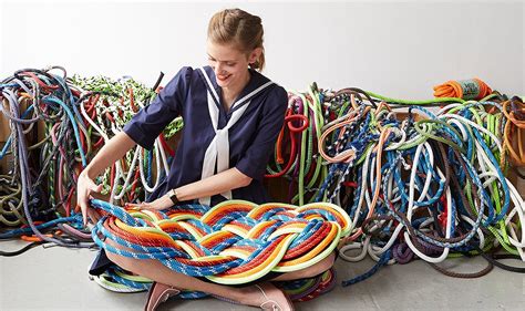 Tour The Ny Studio Of Serpentsea Rope Mat Artist Sophie Aschauer