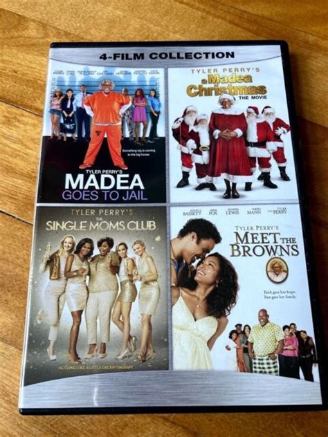 Tyler Perry 4 Film Collection Dvd Madea Goes To Jail Christmas Meet The