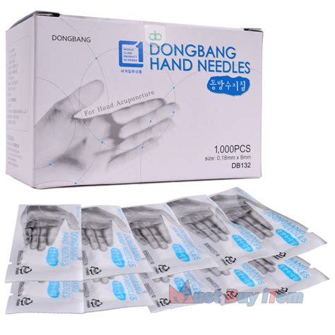 Korea Dongbang Medical Sujok Disposable Hand Needle Spring Handle 1000