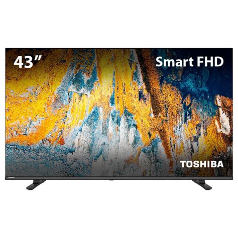 Smart Tv 43 Full Hd Led Tb017m Toshiba 43v35l Com Wifi Dolby Audio E