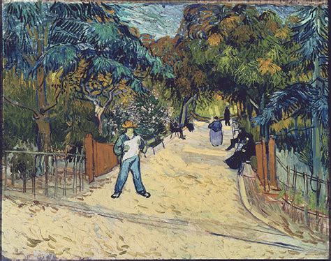 Entrance To The Public Garden In Arles Painting By Vincent Van Gogh Pixels