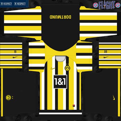 Borussia dortmund kits & logos | 2019/2020. KIT Borussia Dortmund Home Concept : WEPES_Kits