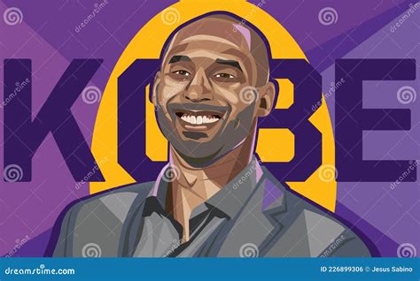 Kobe Bryant Nba Superstar Word Cloud Concept Vector Illustration
