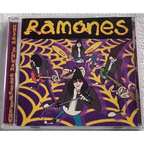 Ramones Greatest Hits Live Cd Importado Shopee Brasil