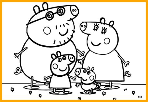 Cool Free Printable Peppa Pig Colouring Pages Ideas
