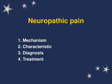 Ppt Peripheral Neuropathy And Neuropathic Pain Management Powerpoint