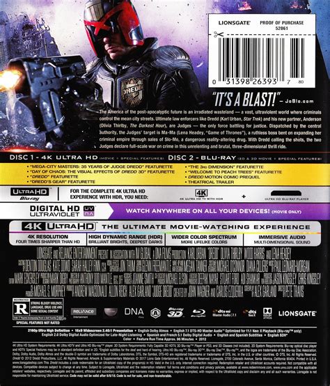 4k Uhd3d2d Blu Ray Review Dredd Nor