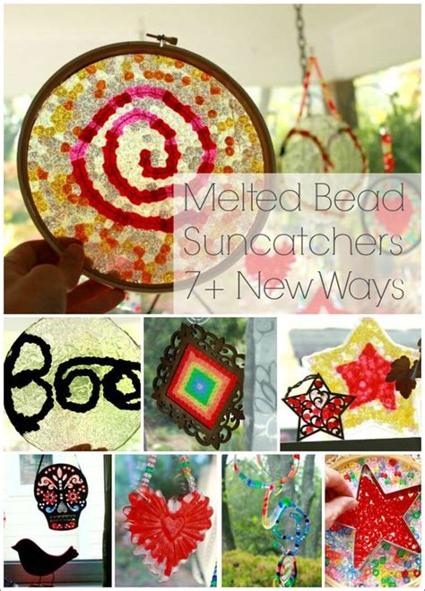 7 New Ways To Make Homemade Suncatchers With Plastic Beads Melted