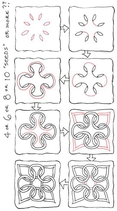 12 Zentangle Patterns For Beginners How To Draw Easy