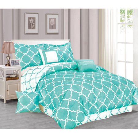 Find great deals on ebay for queen turquoise comforter. Galaxy 7-Piece Comforter Set Reversible Soft Oversized ...