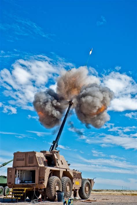 South Africas G6 155mm Howitzer Reached A Range Of 7628 Km During A