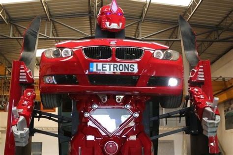 Watch Car Transforms Into Giant Robot Letrons