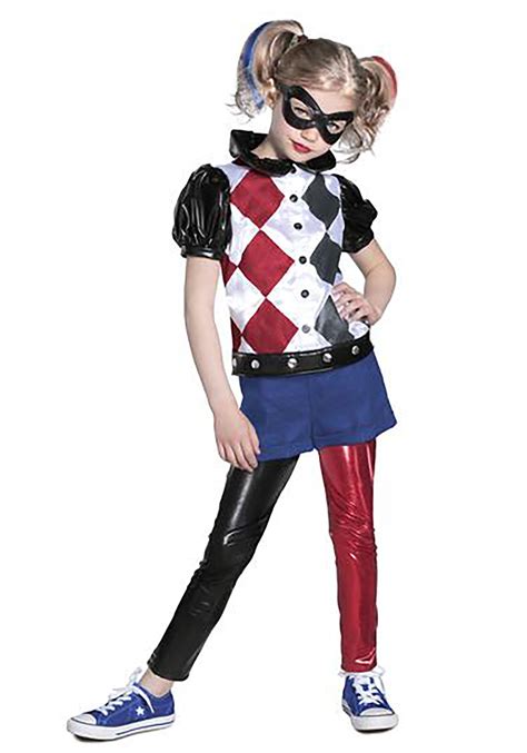 Rubies Costume Kids Dc Superhero Girls Harley Quinn Costume Small