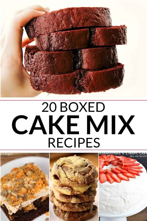 48 recipes using cake mixes in a box