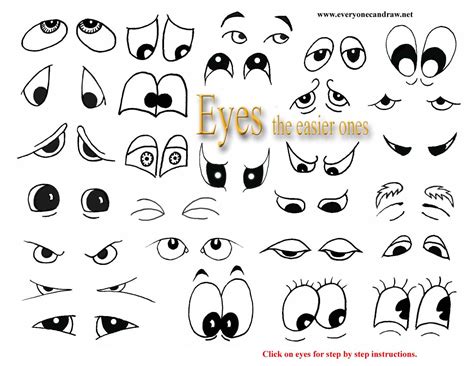 Secondary Eyes Easiest Cartoon Eyes Drawing Cartoon Drawings Create