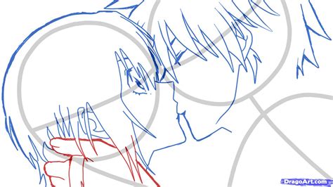 How To Sketch An Anime Kiss Step By Step Anime People