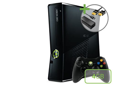 Microsoft Xbox 360 Slim Starter Pack 4gb Standard Edition