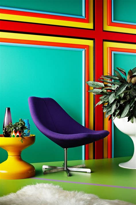 70s Interior Bright Color Decor Colorful Interiors Design
