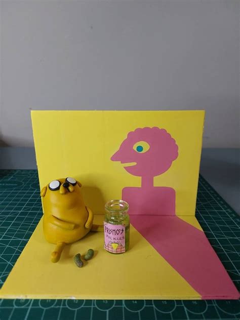 Adventure Time Figure Jake Sculpture With Prismo Etsy