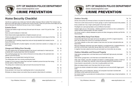 Home Security Checklist Jandk Security Solutions Of Madison