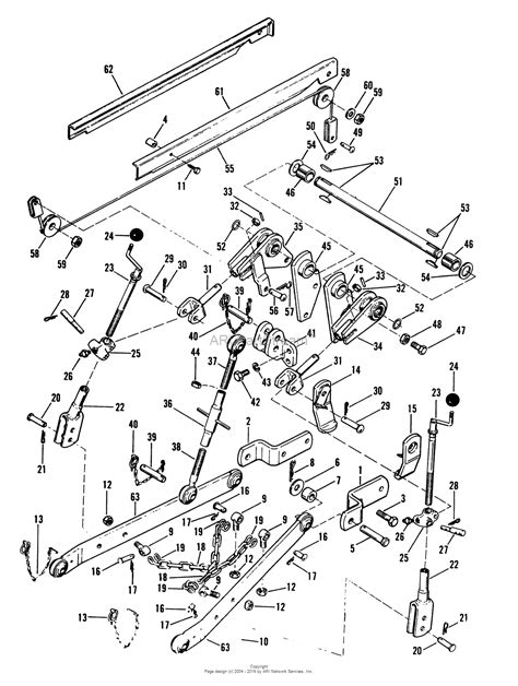 Simplicity 1600303 620 195hp Hydro Parts Diagram For 3 Point Hitch