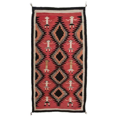 Navajo Pictorial Weaving Rug From The Collection Of