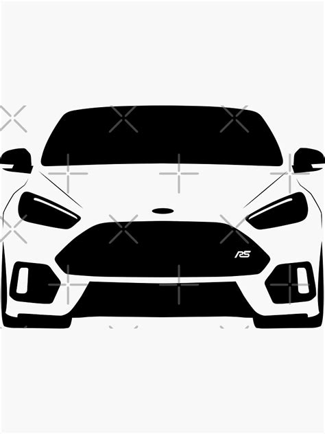 Ford Focus Rs Sticker By Lpda69 Redbubble