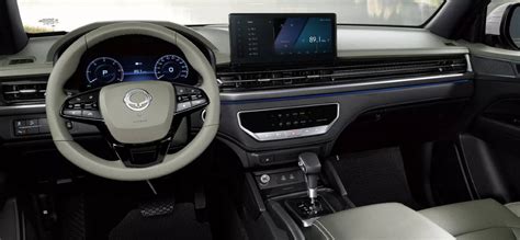 Kg Mobility Reveals Updated Ssangyong Musso With Classy New Interior