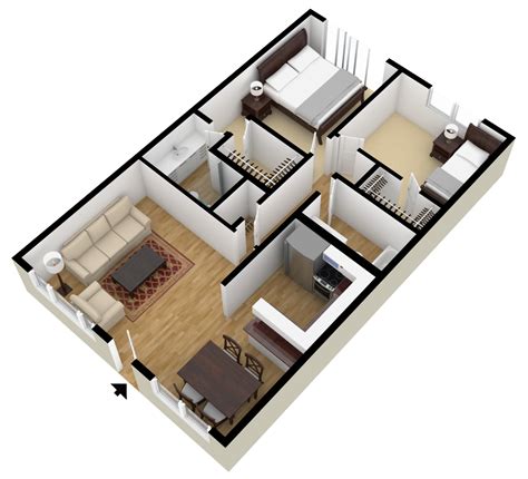 Studio 1 And 2 Bedroom Floor Plans City Plaza Apartments One Bedroom