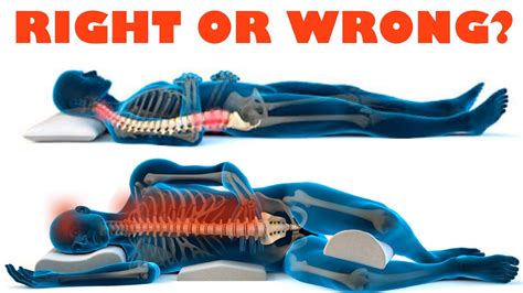 How To Improve Your Health With The Right Sleeping Position Right And Wrong Sleeping Posture