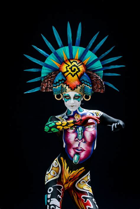 World Bodypainting Festival In Pictures Skin Wars World Bodypainting Festival Mexican