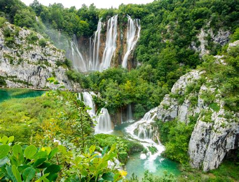 The Beautiful Plitviče Lakes National Park In Croatia