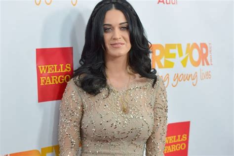 Katy Perry Wears Nude Dress And Looks Hot At Trevor Hero Awards
