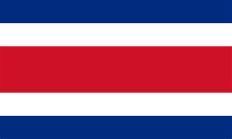 National Flag Of Costa Rica The Flagman