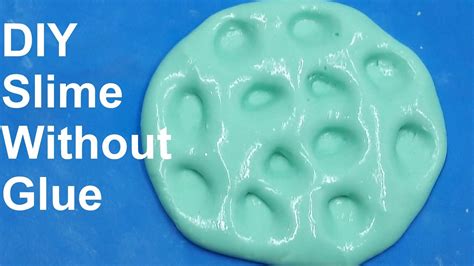 How To Make Slime Without Glue Borax Cornstarch Easy Slime Recipe No