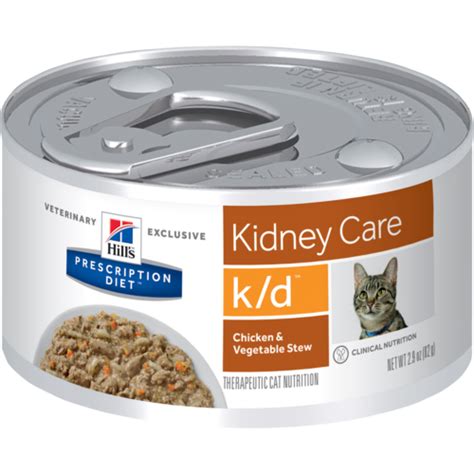 Royal canin veterinary diet urinary so canned cat food buy on chewy. Hill's® Prescription Diet® k/d® Feline Chicken & Vegetable ...